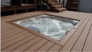 Jacuzzi J-LXL Hot Tub Deck Install In Point Loma